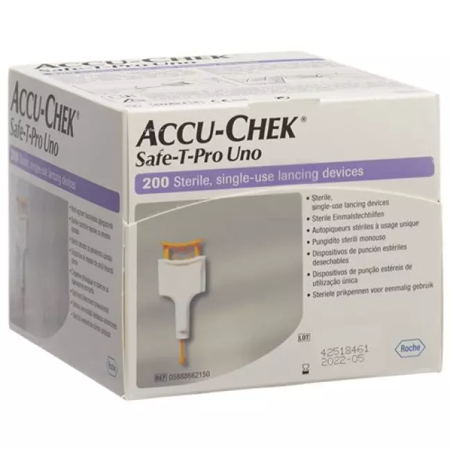 ACCU-CHEK SAFE-T PRO UNO 200ST