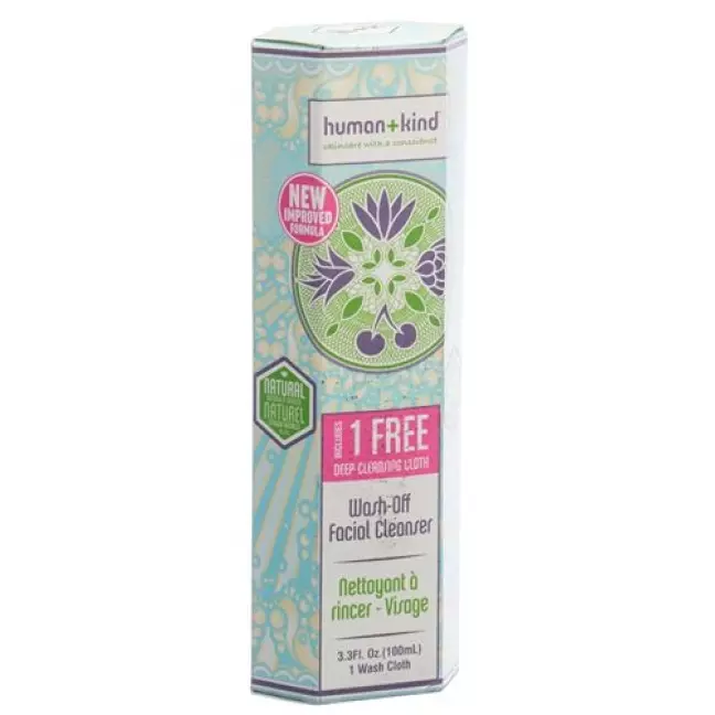 HUMAN+KIND WASH+OFF FACIAL CLE HUMAN+KIND WASH+OFF FACIAL CLE