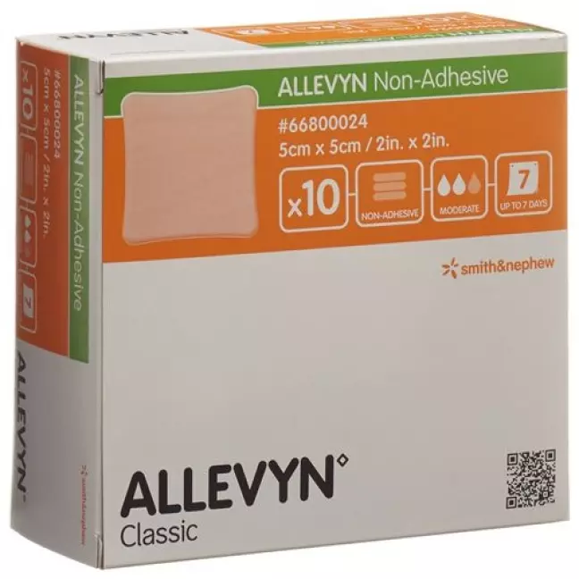 ALLEVYN NON-ADH VERB 5X5CM ALLEVYN NON-ADH VERB 5X5CM