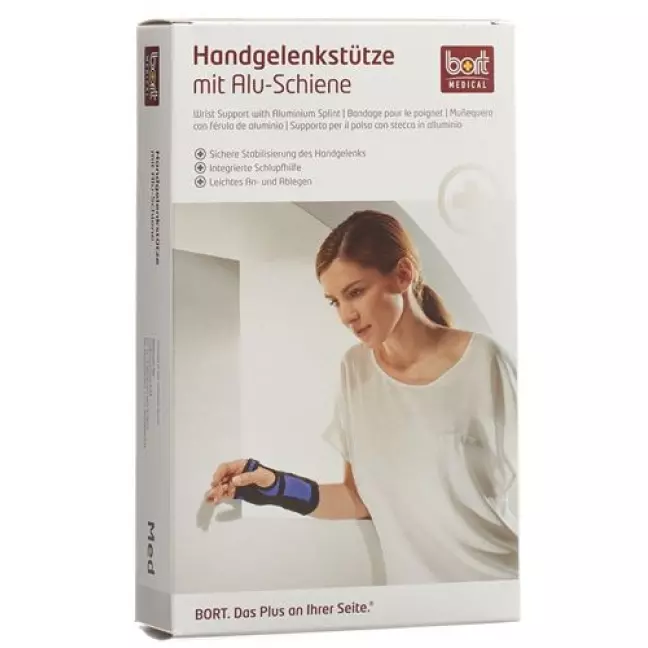 Bort Handgelenkstutze Schiene Rechts -15см размер XS Blau Bort Handgelenkstutze Schiene Rechts -15см размер XS Blau