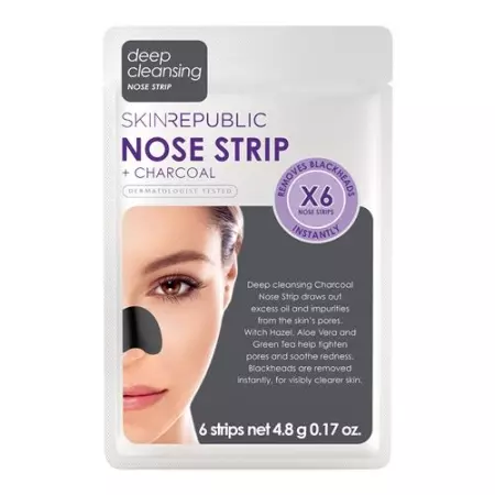 SKIN REP CHARCOAL NOSE STRIPS