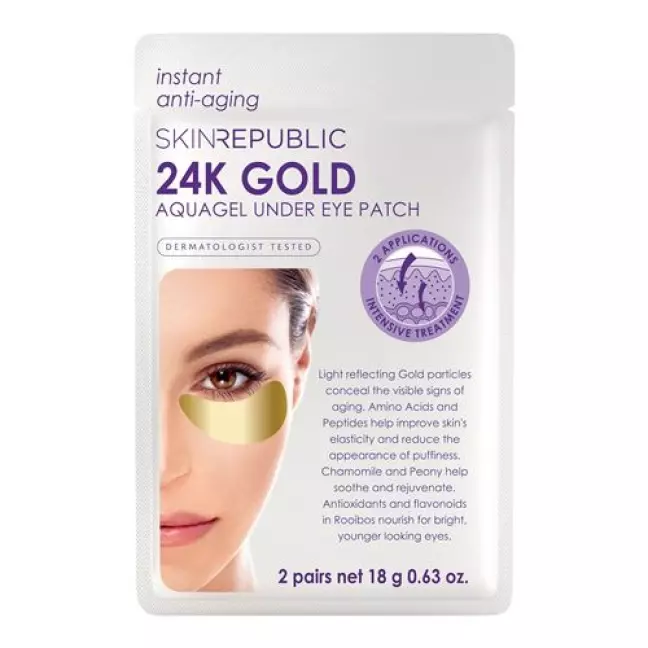 SKIN REP GOLD AQUA UND EYE PAT SKIN REP GOLD AQUA UND EYE PAT