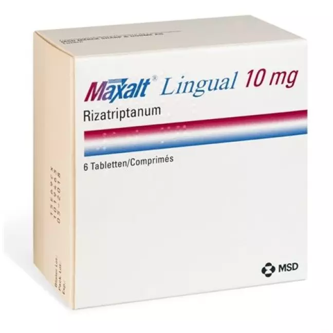 Мaxalt Lingual 10 mg 6 tablets Мaxalt Lingual 10 mg 6 tablets