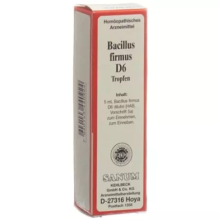 Sanum Bacillus Firmus капли D 6 5мл Sanum Bacillus Firmus капли D 6 5мл