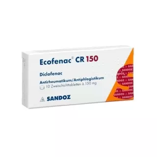 Ecofenac CR 150 mg 100 tablets