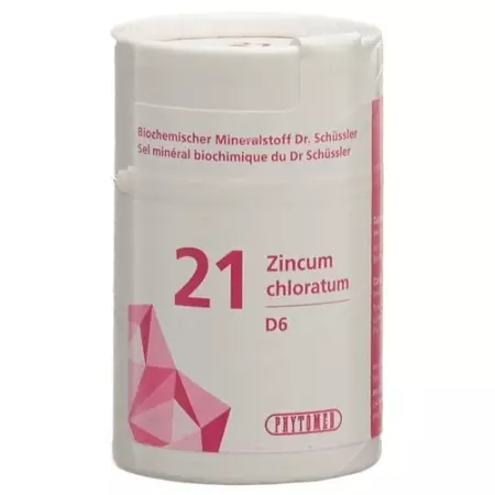 Phytomed Schussler Nr. 21 Zinc Chl в таблетках, D 6 500г Phytomed Schussler Nr. 21 Zinc Chl в таблетках, D 6 500г