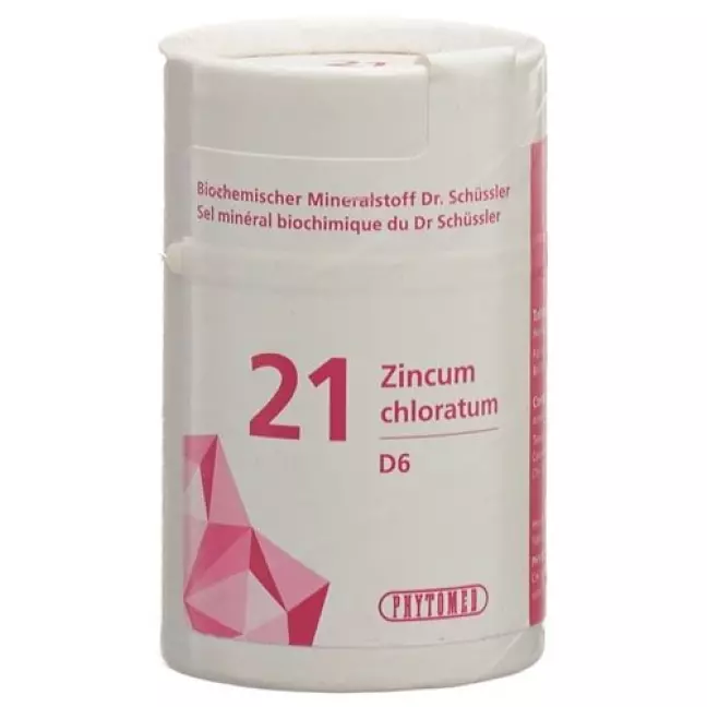 Phytomed Schussler Nr. 21 Zinc Chl в таблетках, D 6 500г Phytomed Schussler Nr. 21 Zinc Chl в таблетках, D 6 500г