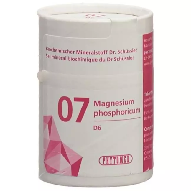Phytomed Schussler Nr. 7 Magn Phos в таблетках, D 6 50г Phytomed Schussler Nr. 7 Magn Phos в таблетках, D 6 50г