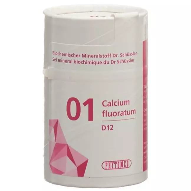 Phytomed Schussler Nr. 1 Calc Fluor в таблетках, D 12 100г Phytomed Schussler Nr. 1 Calc Fluor в таблетках, D 12 100г