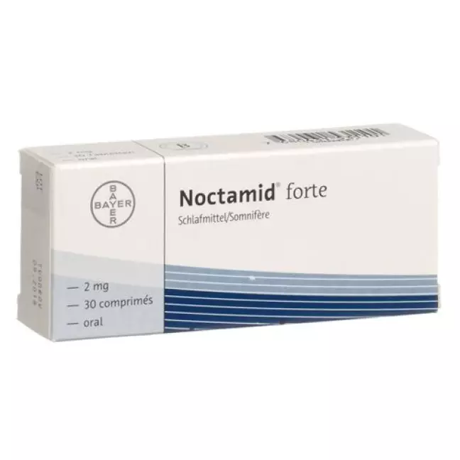 Noctamid Forte 2 mg 30 tablets Noctamid Forte 2 mg 30 tablets