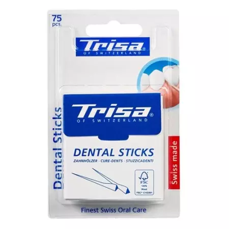 TRISA DENTAL STICKS HOLZ TRISA DENTAL STICKS HOLZ