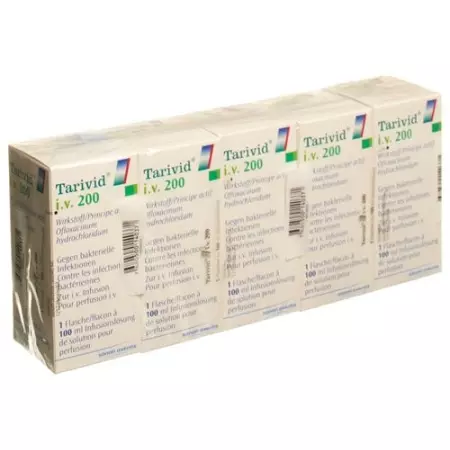 Tarivid 200 mg/100 ml 5 X 100 ml Tarivid 200 mg/100 ml 5 X 100 ml
