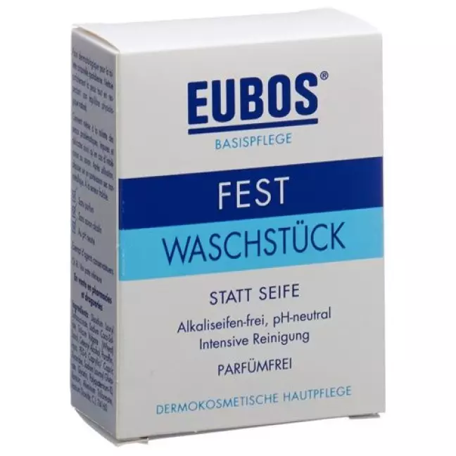 Eubos Seife Fest Unparfumiert Blau 125г Eubos Seife Fest Unparfumiert Blau 125г