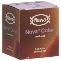 Flawa Nova Color Idealbinde 6смx5m Rot