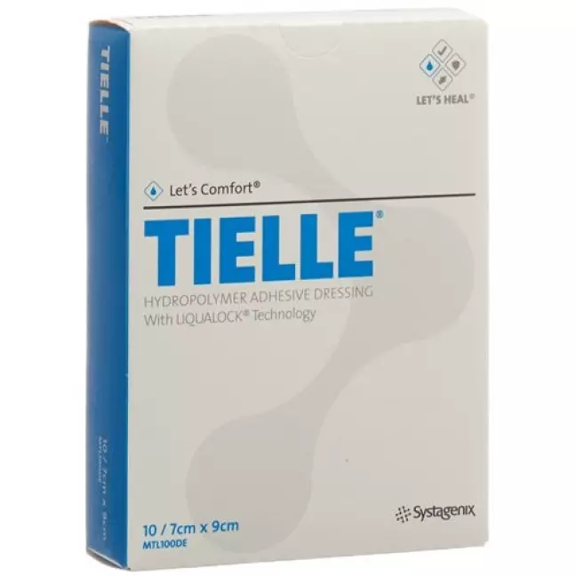 Let's Comfort Tielle Classic Hydropolymer-Schaumverband 7x9см 10 Let's Comfort Tielle Classic Hydropolymer-Schaumverband 7x9см 10