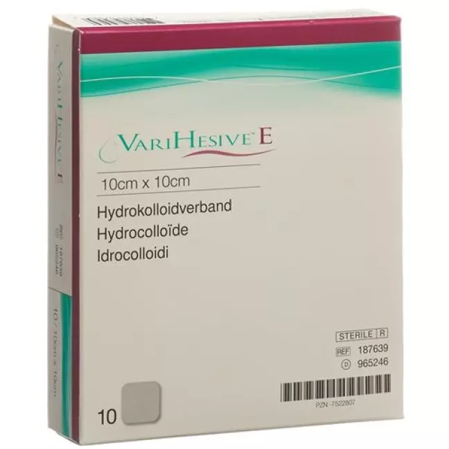 VariHesive E Hydrokolloidverband 10x10см 10 штук VariHesive E Hydrokolloidverband 10x10см 10 штук