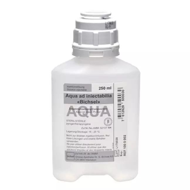 Aqua AD Iniectabilia Bichsel 250 ml Aqua AD Iniectabilia Bichsel 250 ml