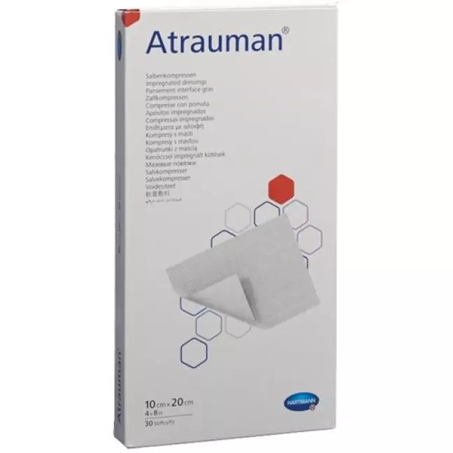 Atrauman Salbenkompressen 10x20см стерильный 30 штук Atrauman Salbenkompressen 10x20см стерильный 30 штук