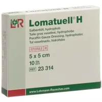 Lomatuell H Salbenkompresse 5x5см стерильный 10 штук