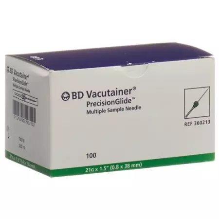 VACUTAINER KANUELE 21G 0.8X38 VACUTAINER KANUELE 21G 0.8X38