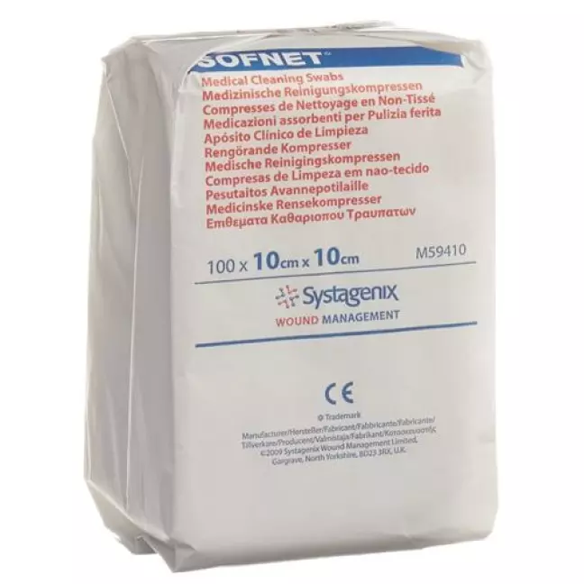 Sofnet Stomakompresse 10x10см 8-fach 100 штук Sofnet Stomakompresse 10x10см 8-fach 100 штук