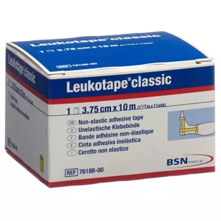 Leukotape Classic unelastische бинт 10m x 3.75см Gelb Leukotape Classic unelastische бинт 10m x 3.75см Gelb