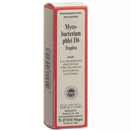 Sanum Mycobacterium Phlei капли D 6 5мл Sanum Mycobacterium Phlei капли D 6 5мл
