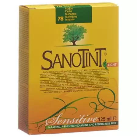 Sanotint Light цвет волос 78 Mahagoni Sanotint Light цвет волос 78 Mahagoni
