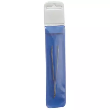 IVF PINZETTE SCHRAEG 9CM