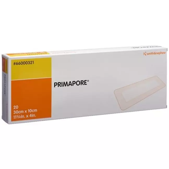 PRIMAPORE POST OP 30X10CM STER PRIMAPORE POST OP 30X10CM STER