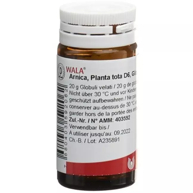 Wala Arnica E Planta Tota шарики D 6 бутылка 20г Wala Arnica E Planta Tota шарики D 6 бутылка 20г