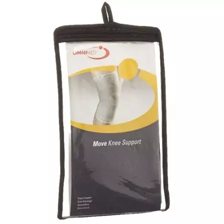 Omnimed Move Knie-Bandage L Weiss-Grau Omnimed Move Knie-Bandage L Weiss-Grau