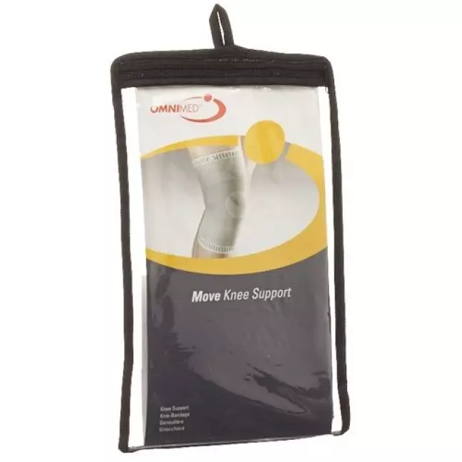 Omnimed Move Knie-Bandage L Weiss-Grau Omnimed Move Knie-Bandage L Weiss-Grau