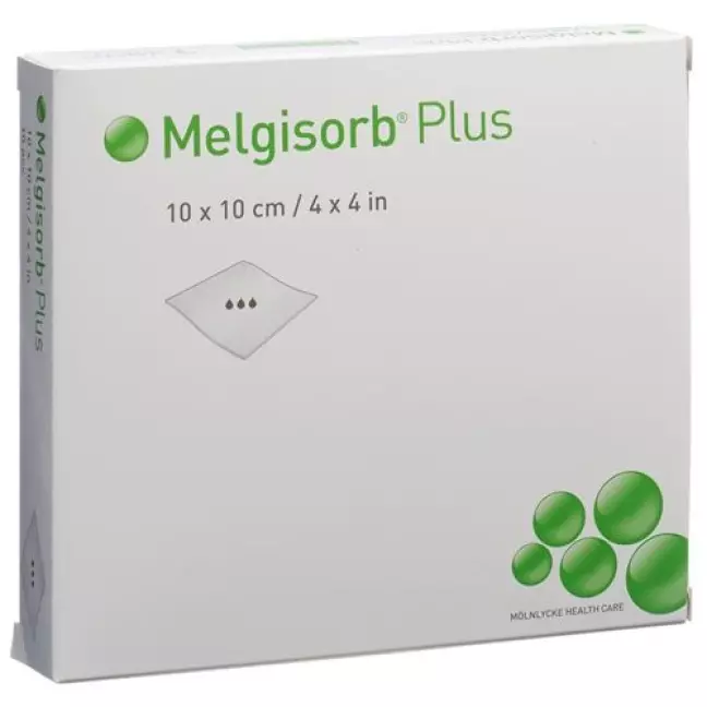 Melgisorb Plus Alginat-Verband 10x10см стерильный 10 штук Melgisorb Plus Alginat-Verband 10x10см стерильный 10 штук