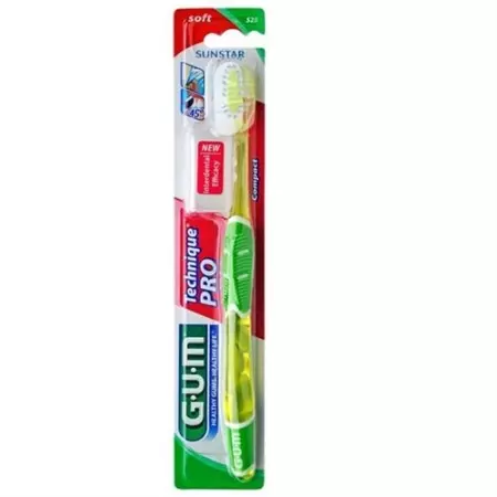 Gum Sunstar Technique Pro зубная щётка Compact Soft