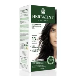 Herbatint Haarfarbegel 1n Schwarz 150мл