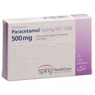 Paracetamol Spirig HC Filmtabletten 500mg Dose 100 Stück