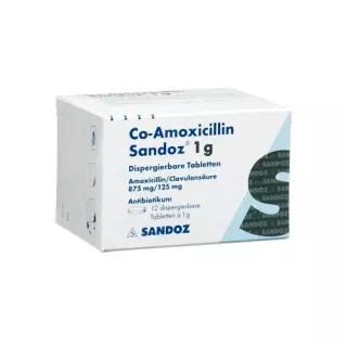 Co-amoxicillin Sandoz Disp Tabletten 1g 20 Stück