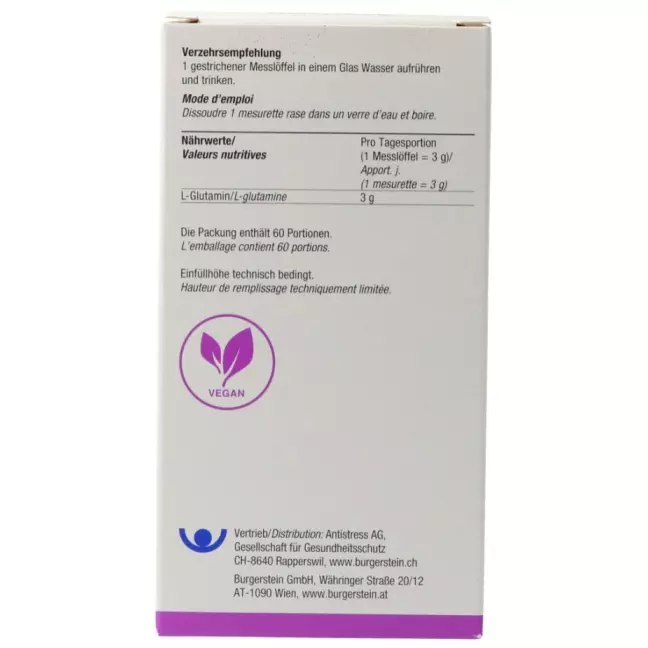 Burgerstein L-Glutamin Plv Ds 180 g