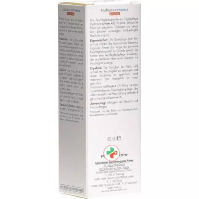 Avene Hydrance Optimale UV Reichhaltig Creme 40мл Avene Hydrance Optimale UV Reichhaltig Creme 40мл