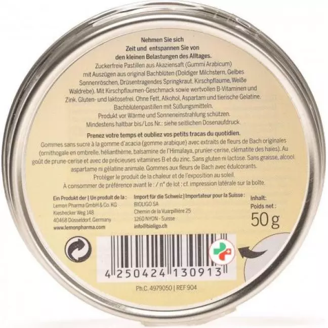 Bioligo Dr. Bach пастилки Notfall доза 50г Bioligo Dr. Bach пастилки Notfall доза 50г