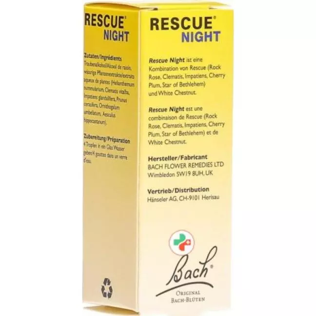 Bachbluten Rescue Night капли 10мл Bachbluten Rescue Night капли 10мл