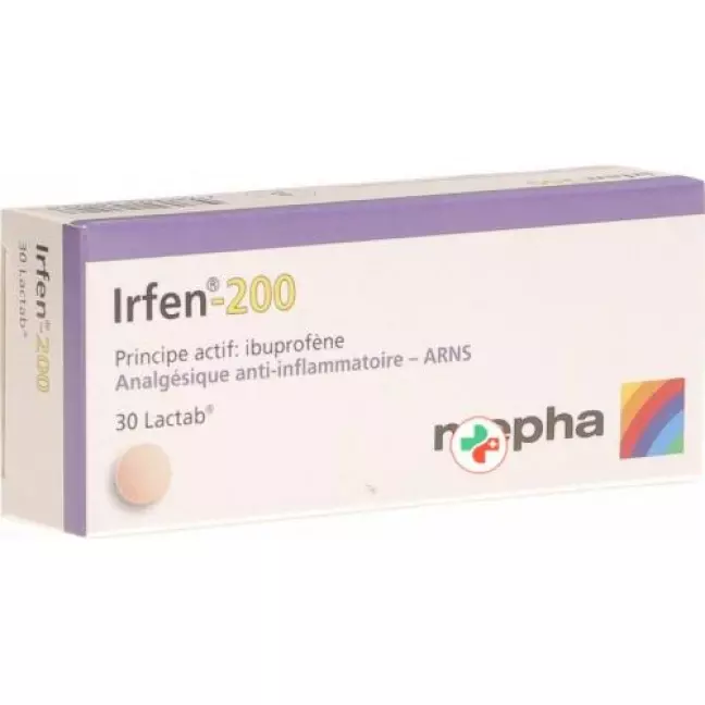 Irfen 200 mg 30 Lactabs Irfen 200 mg 30 Lactabs