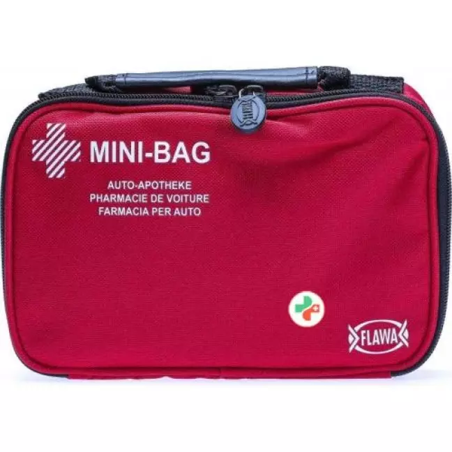 Flawa Auto Apotheke Mini Bag Rot Flawa Auto Apotheke Mini Bag Rot