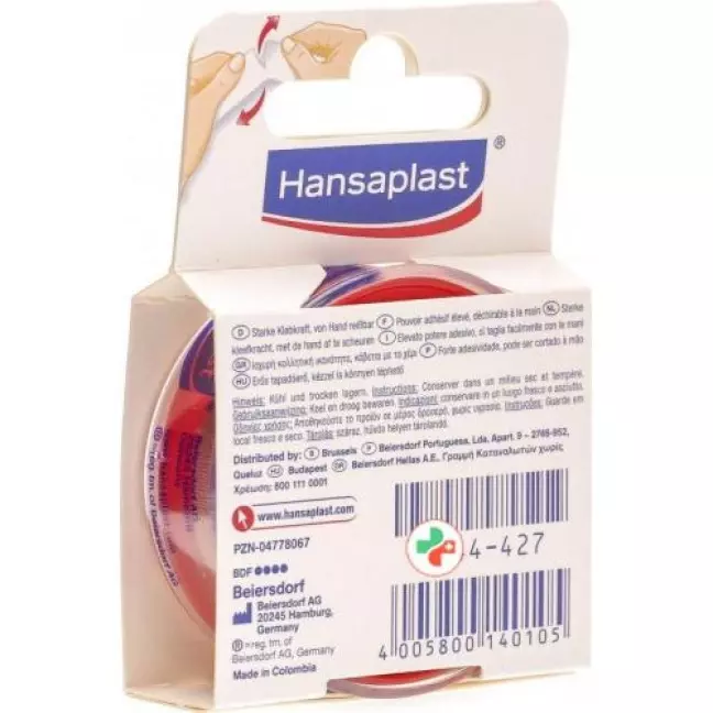 Hansaplast Classic Heftpflaster 5мX1.25см Hansaplast Classic Heftpflaster 5мX1.25см