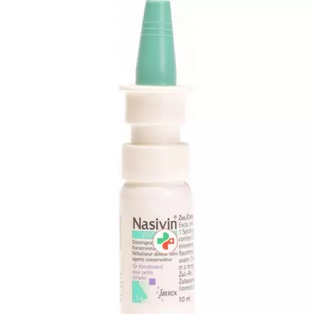 Nasivin Pur 0.025% 10 ml Dosierspray Nasivin Pur 0.025% 10 ml Dosierspray