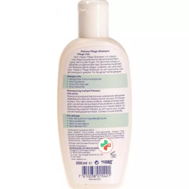 Pelsano Pflegeshampoo 200мл Pelsano Pflegeshampoo 200мл