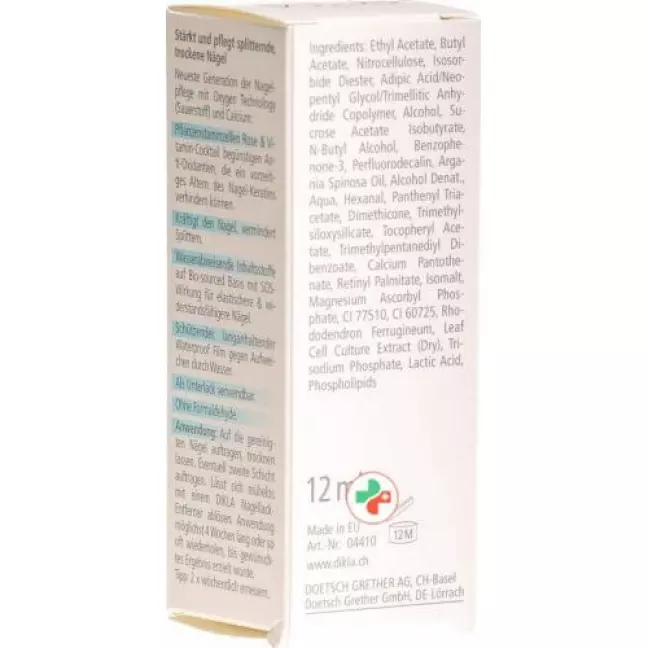 Dikla Nagelharter Calcium Splitternde Nagel 12мл Dikla Nagelharter Calcium Splitternde Nagel 12мл