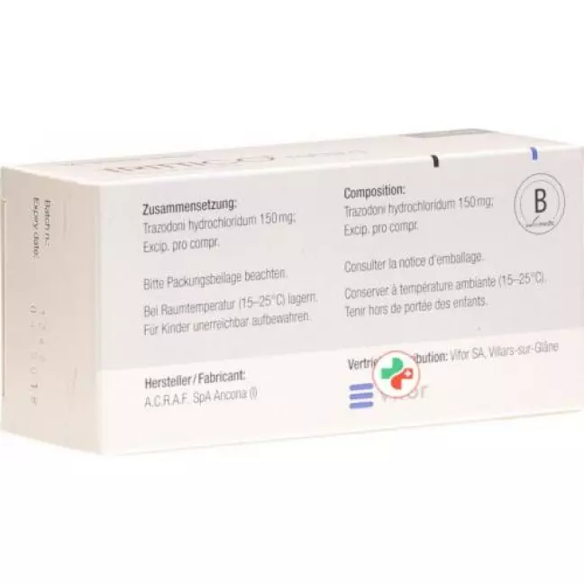 Trittico 150 mg 60 Retard tablets Trittico 150 mg 60 Retard tablets