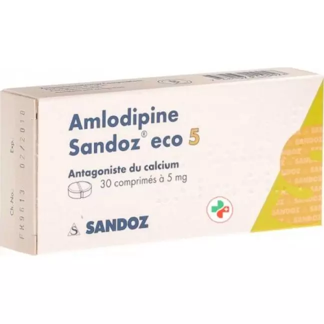 Amlodipin Sandoz ECO 5 mg 30 tablets Amlodipin Sandoz ECO 5 mg 30 tablets